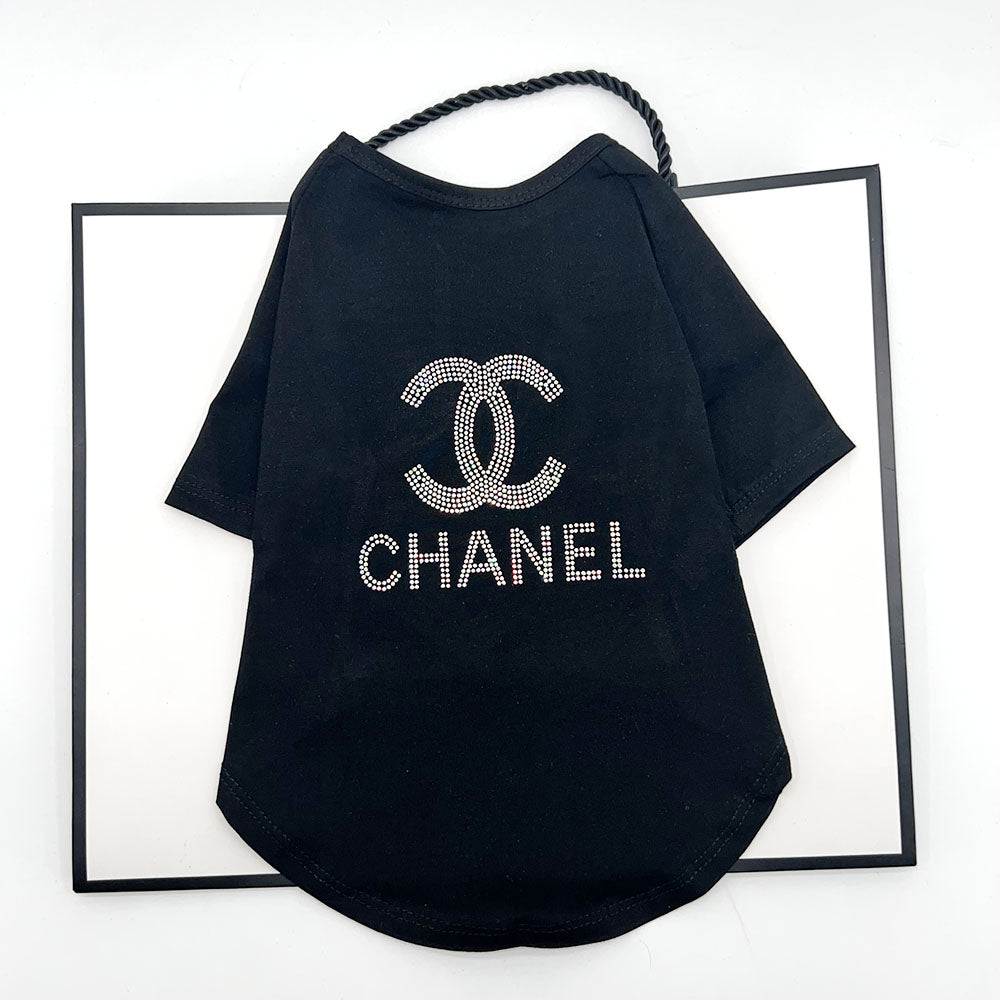C Style Luxury Rhinestone Pet T-Shirt