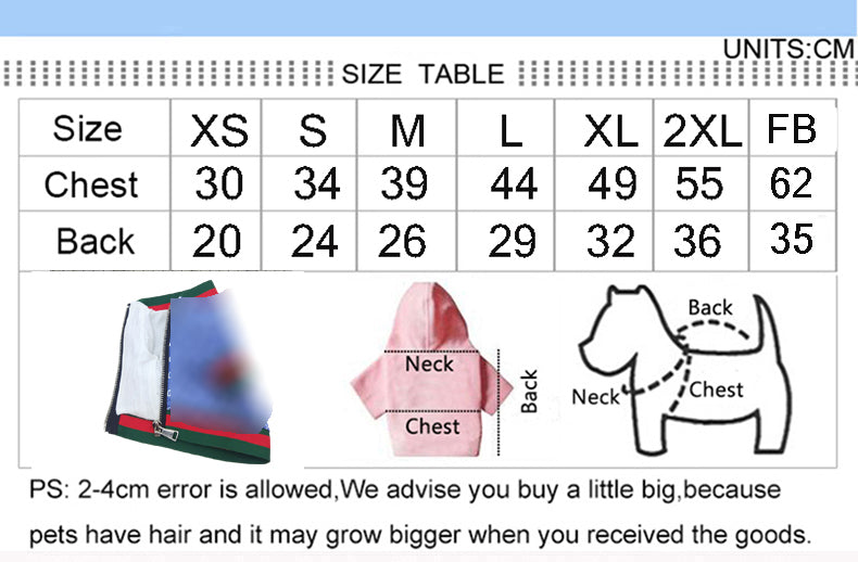 Luxury Design Dog Jacket