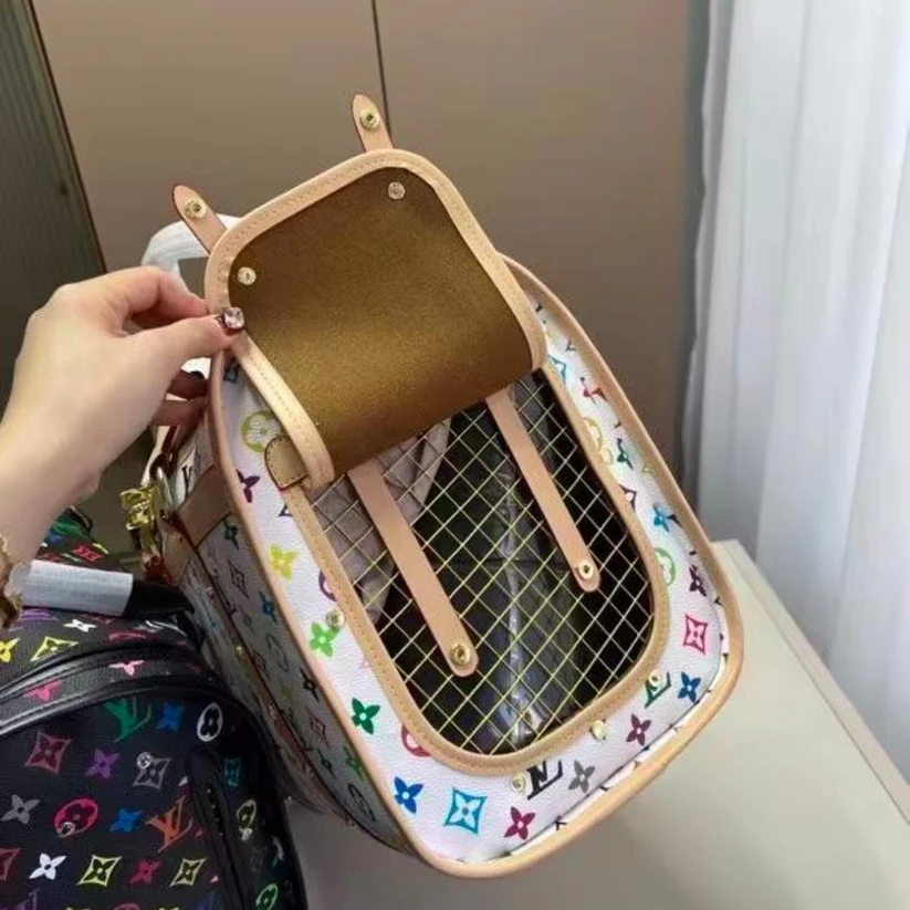 LOULA two-color pet airline carrying bag