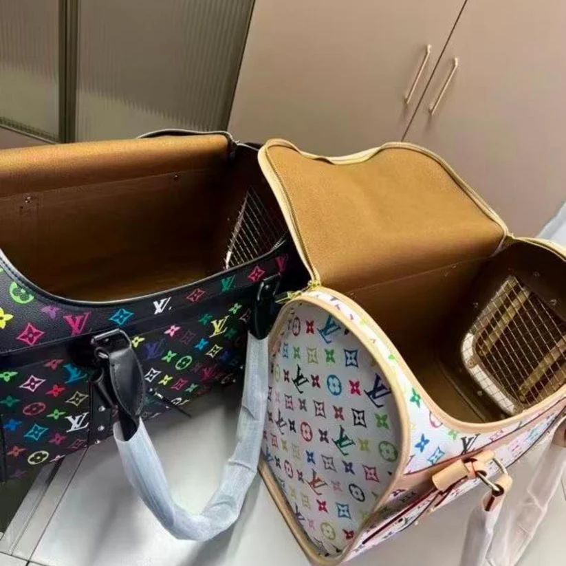 LOULA two-color pet airline carrying bag