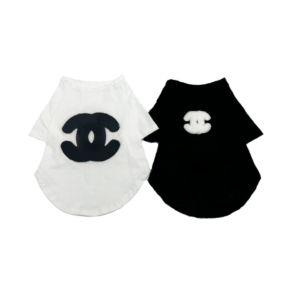 C Furry Dog Logo T-shirt
