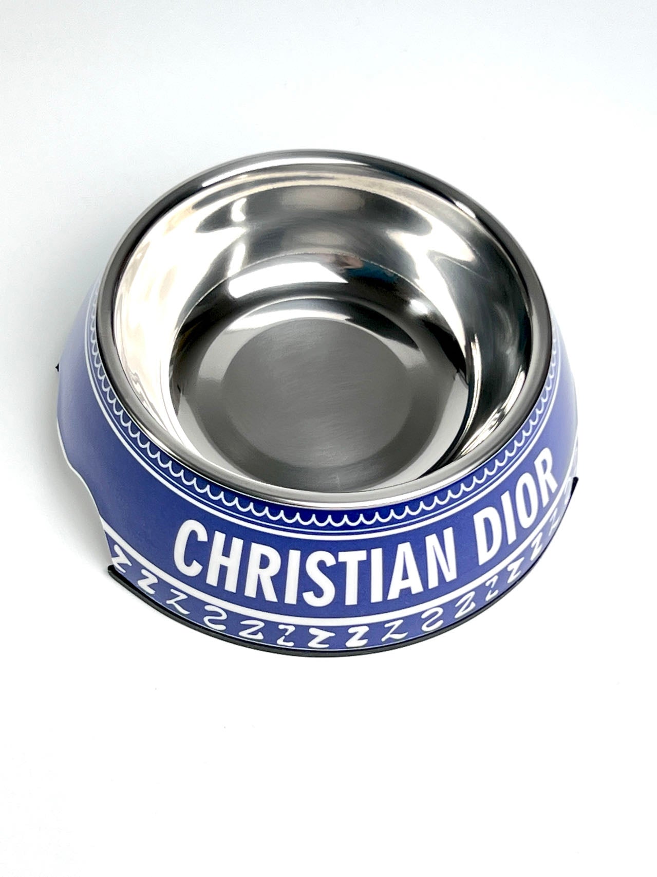 Blue DD Designer Dog Bowl