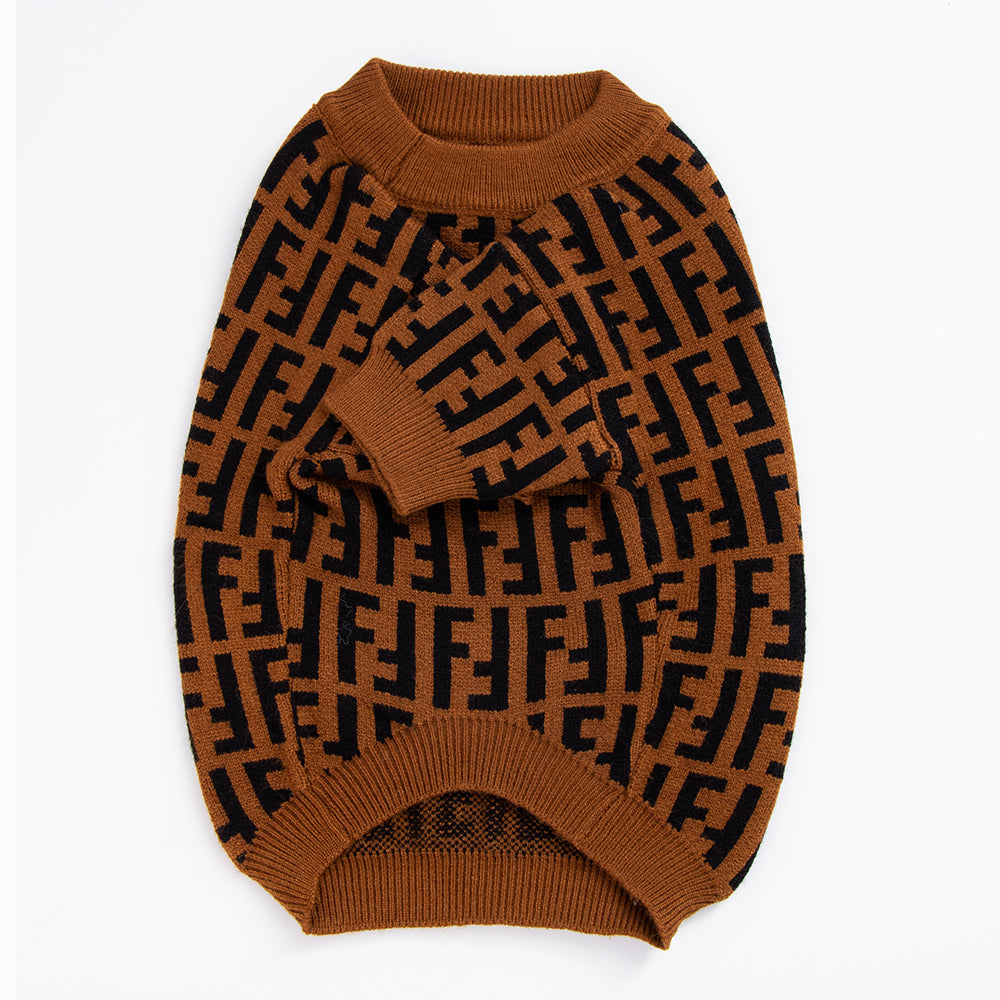 F-F Luxury Design Pet Dog Sweater