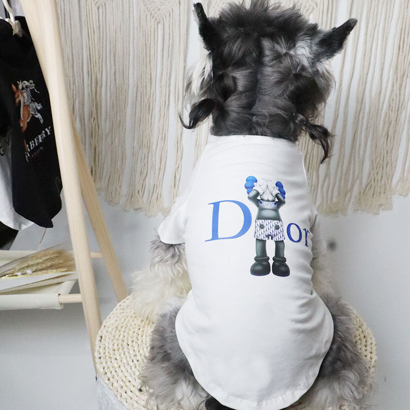 D Summer Pet Dog Vest T-Shirt