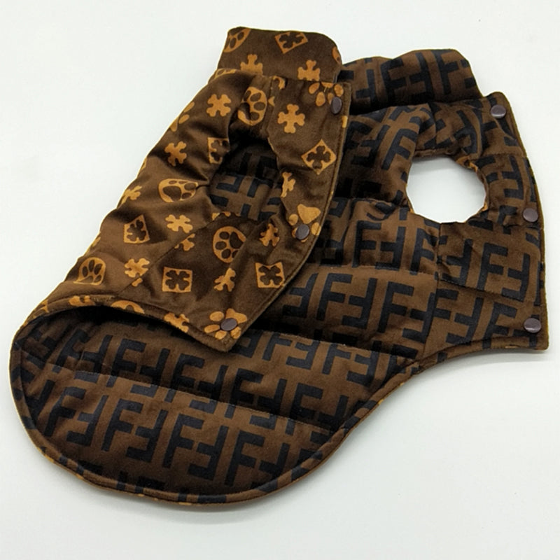 F-D Luxury Design Dog Jacket