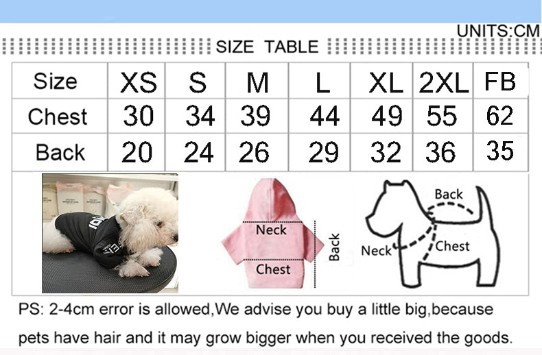 F-D Luxury Design Dog Jacket