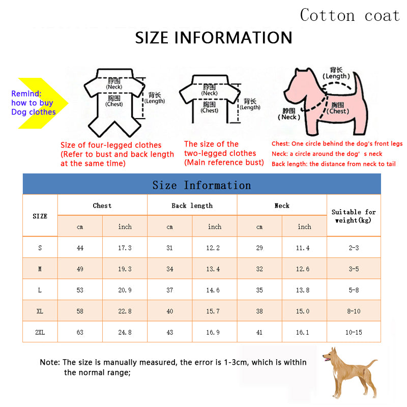 G-G luxury design pet dog jacket clothes