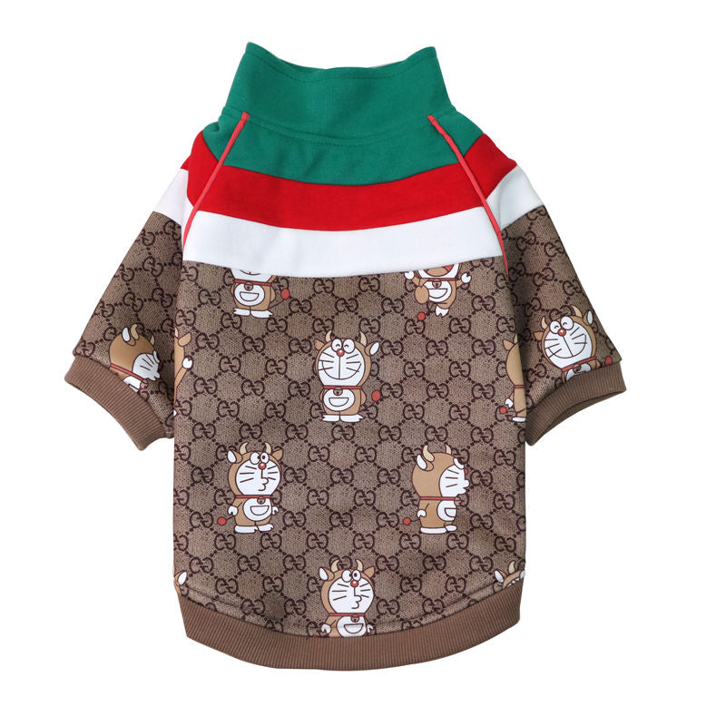 G-GLuxury design cartoon pet dog jacket clothes