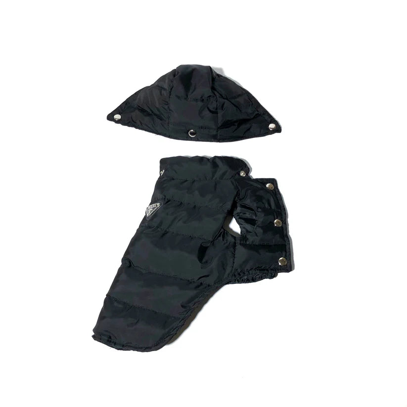 P black hoodie jacket