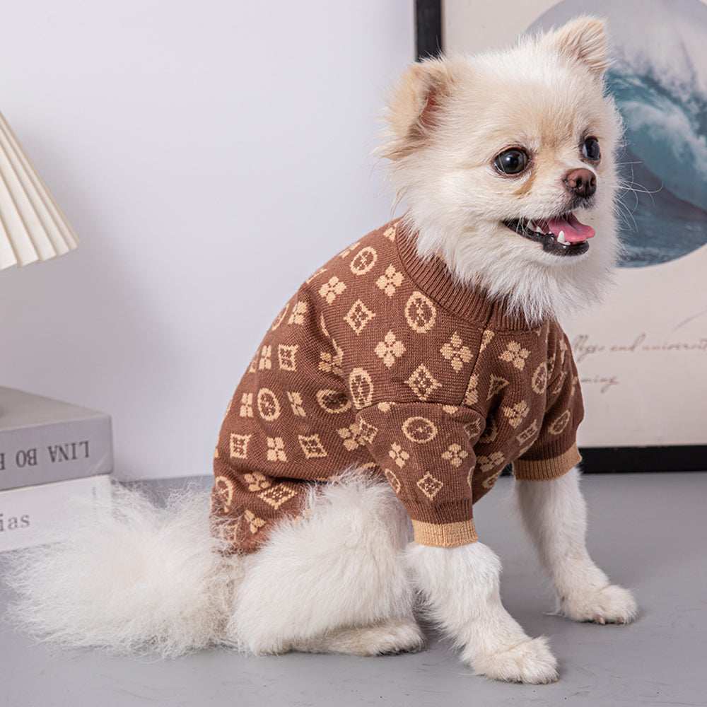 L-V luxury design dog Pet sweater
