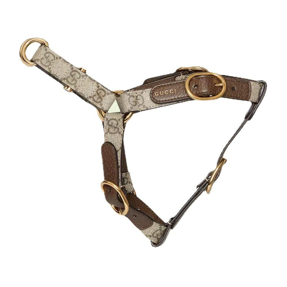 Goochi Monogram Pouch, Harness & Leash