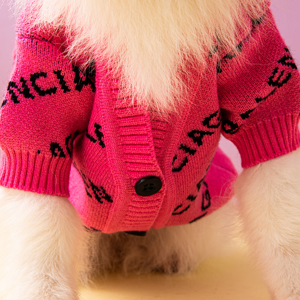 B-A luxury design pet dog sweater