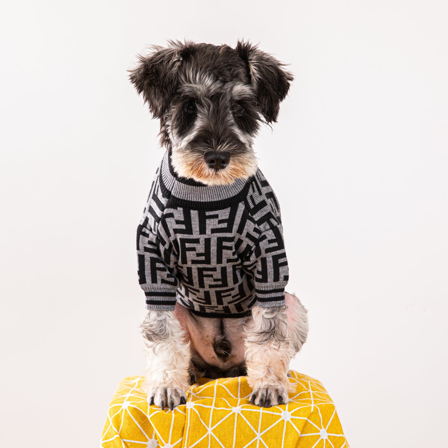 F-F luxury design pet dog sweater