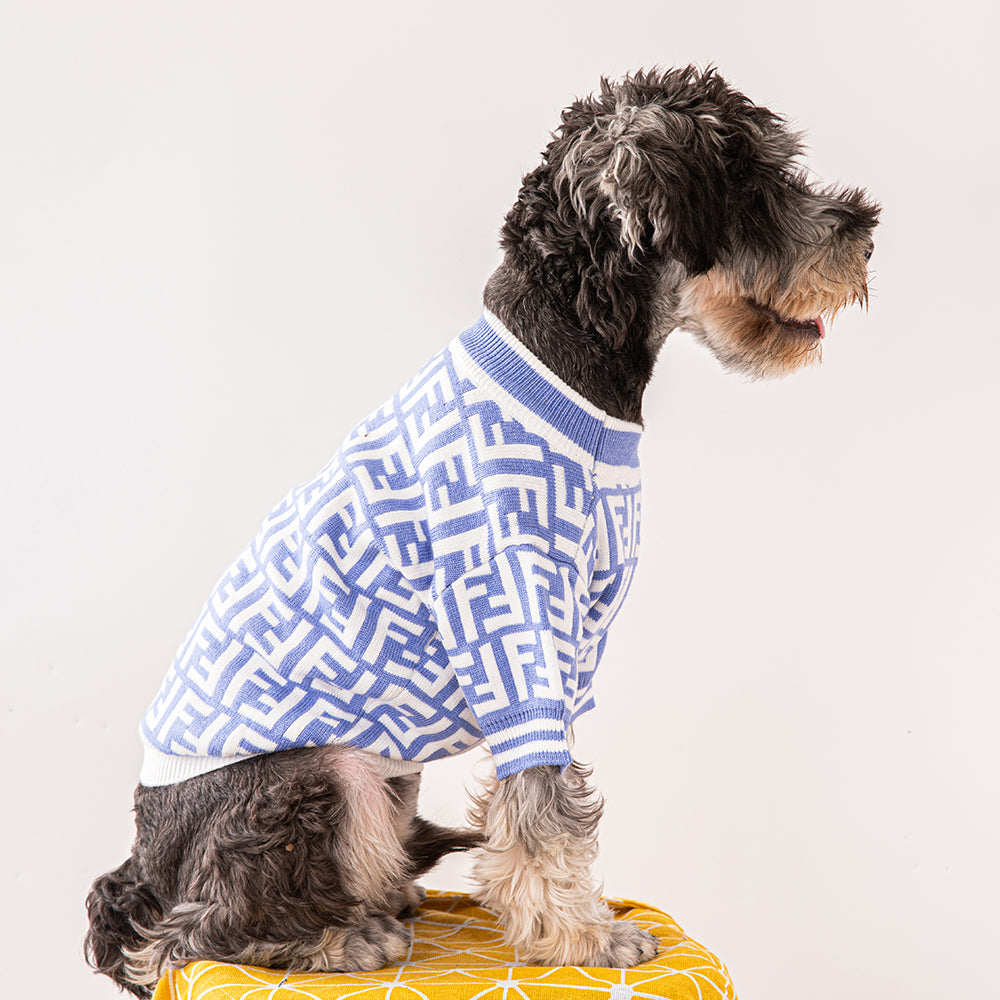 F-F luxury design pet dog sweater