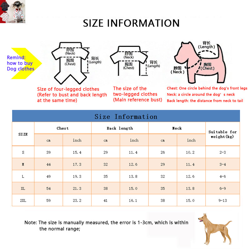 L-V luxury design pet dog jacket clothes