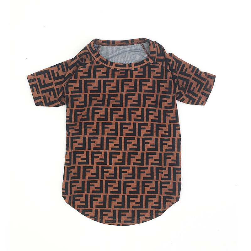 F-D luxury design pet dog T-shirt