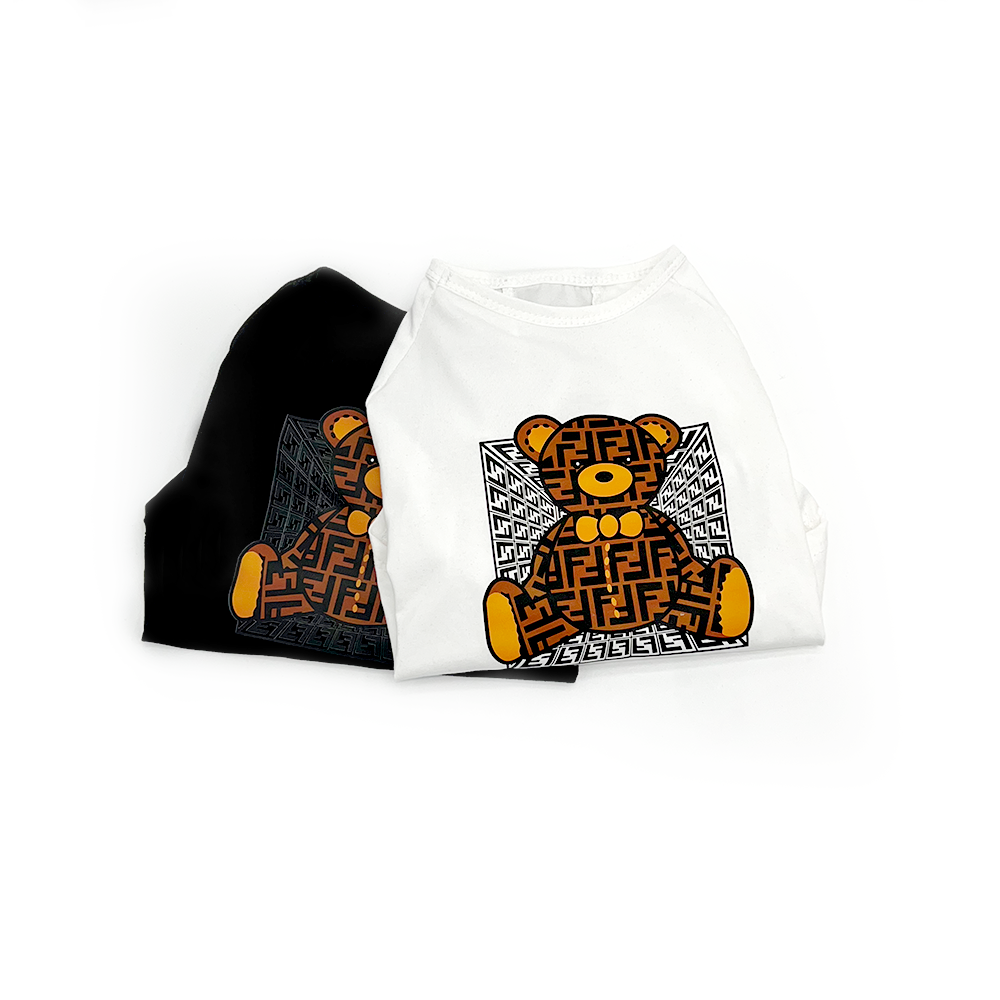 Luxury full print pet bear T-shirt