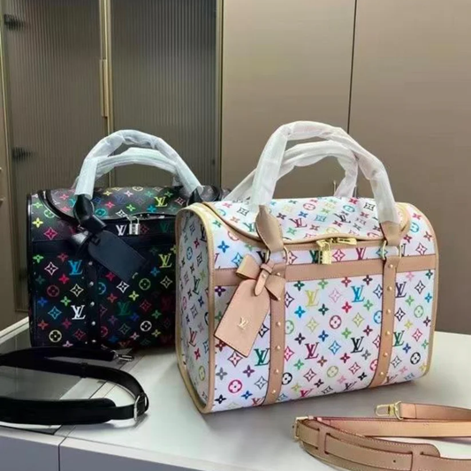 LOULA two-color pet airline carrying bag