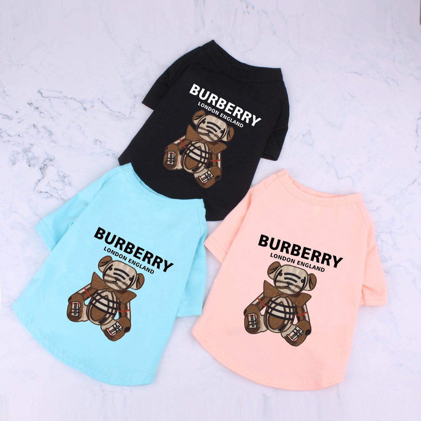 B-B luxury design pet dog T-shirt