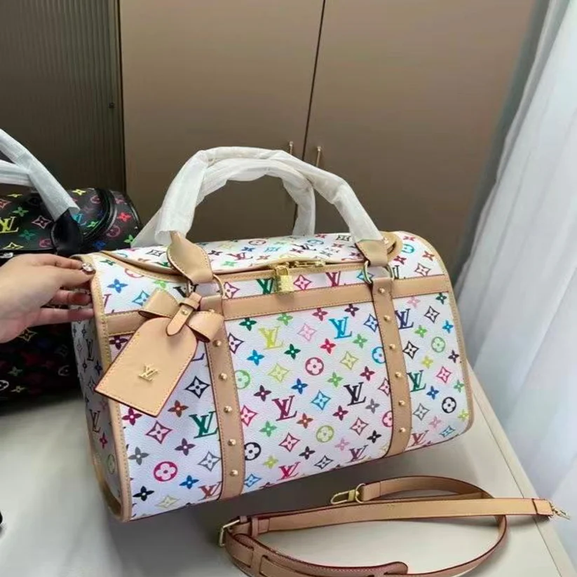 LOULA two-color pet airline carrying bag