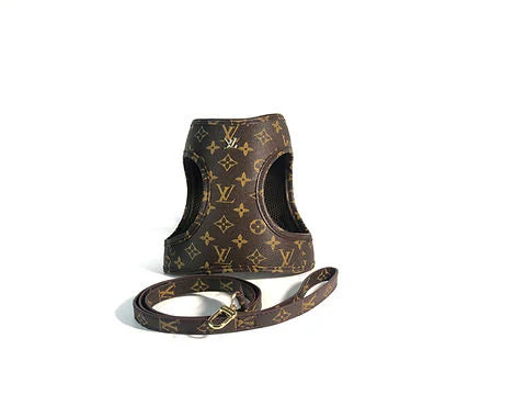 Liun Vuito Luxury Harness & Leash Set