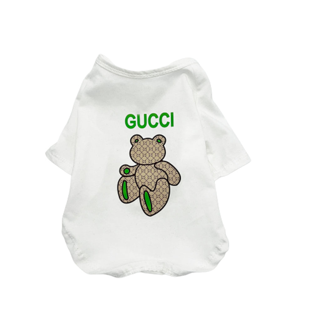 GGcci Green Bear Pet Luxury T-shirt