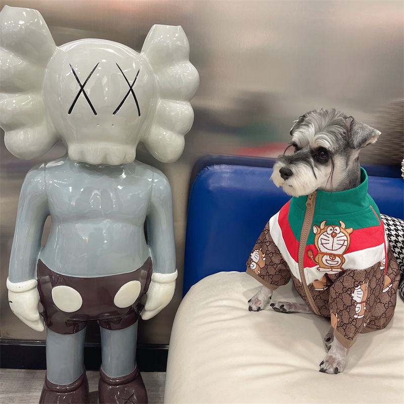 G-GLuxury design cartoon pet dog jacket clothes