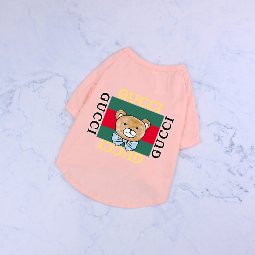 G-G luxury design pet dog T-shirt