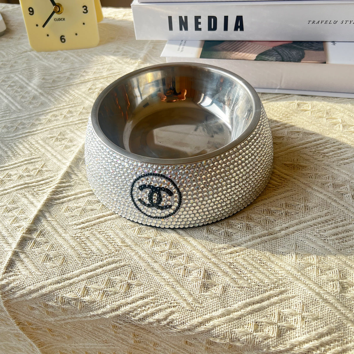 Chewnel Diamond Luxury Dog Bowl