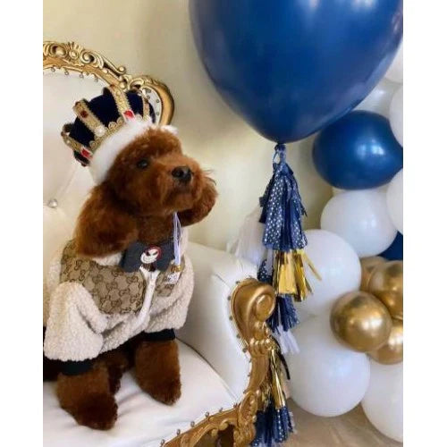 Goochi x The Dog Face Fur Dog Jacket