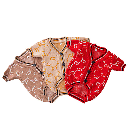 G-G luxury design pet dog sweater