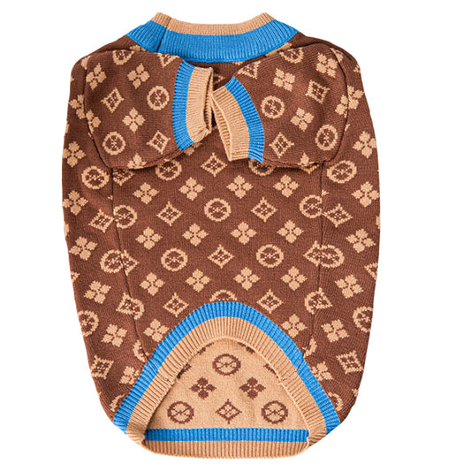 L-V luxury design dog Pet sweater