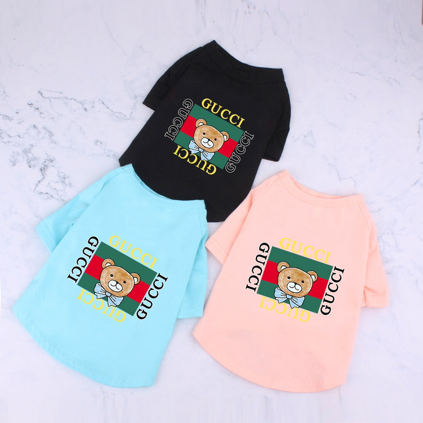 G-G luxury design pet dog T-shirt