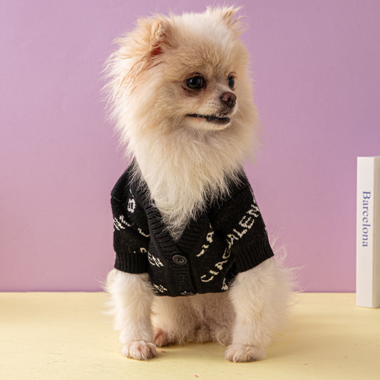 B-A luxury design pet dog sweater