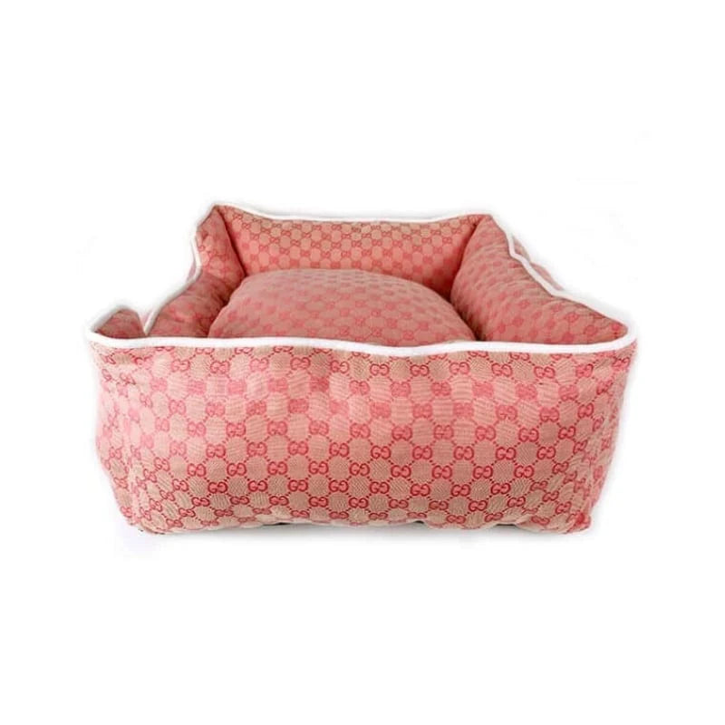 GG Brown Pink Dog Sofa