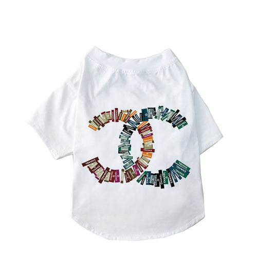 luxury design pet dog T-shirt