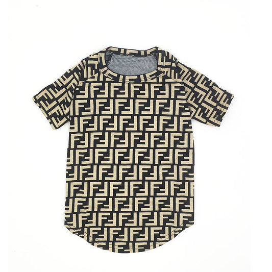 F-D luxury design pet dog T-shirt