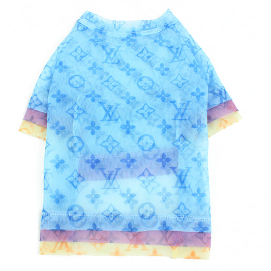 L-V luxury design pet dog T-shirt