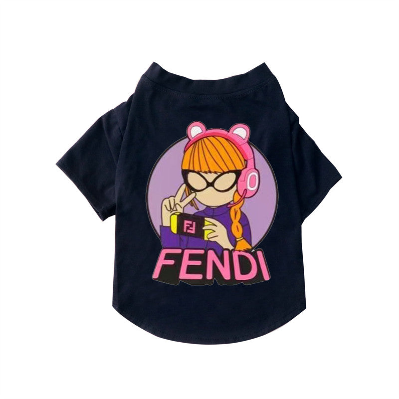 F-D luxury design pet dog T-shirt