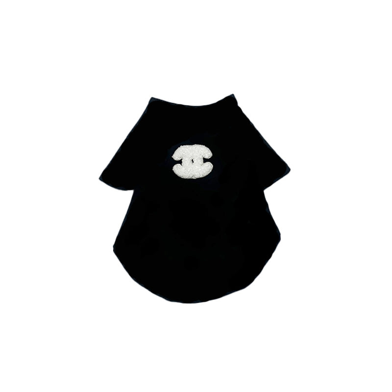 C Furry Dog Logo T-shirt