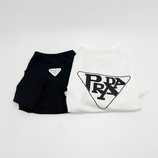 P triangle hardware logo pet T-shirt