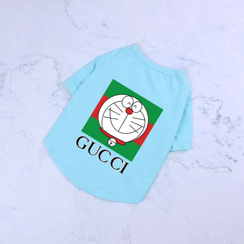 G-G luxury design Cartoon pet dog T-shirt