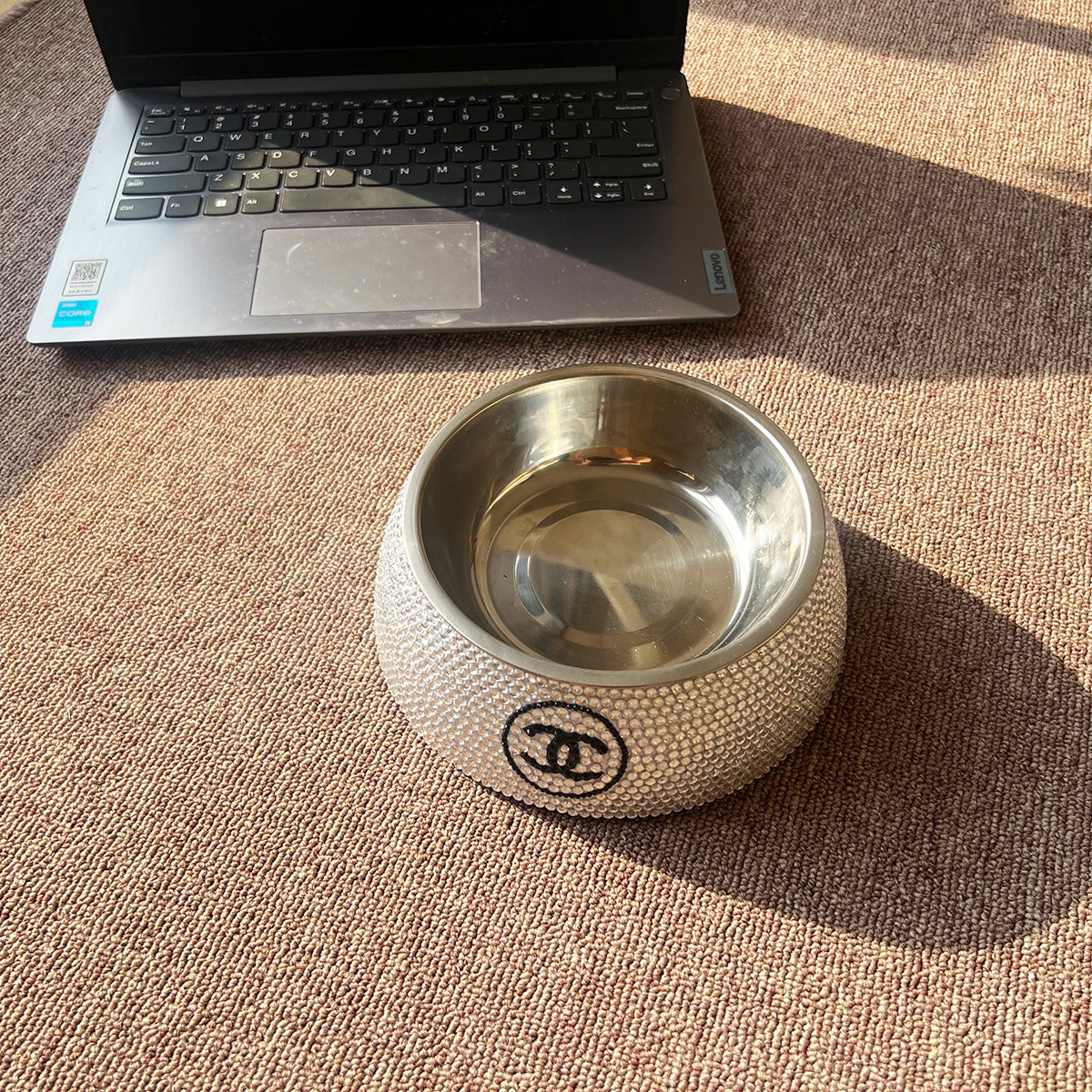 Chewnel Diamond Luxury Dog Bowl