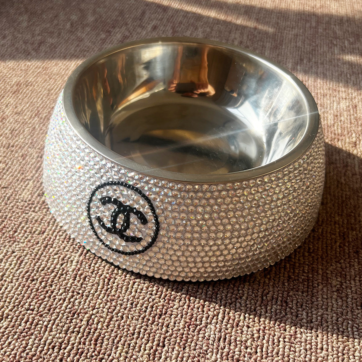 Chewnel Diamond Luxury Dog Bowl