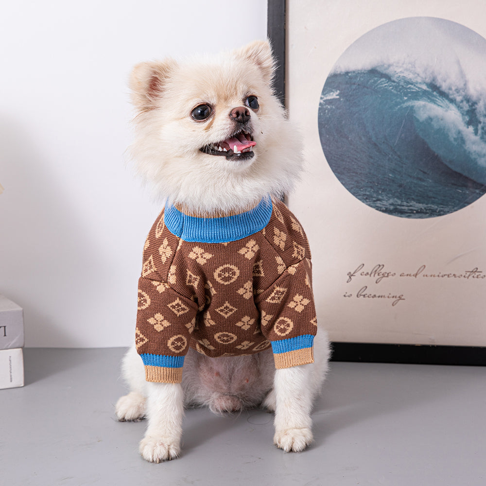 L-V luxury design dog Pet sweater