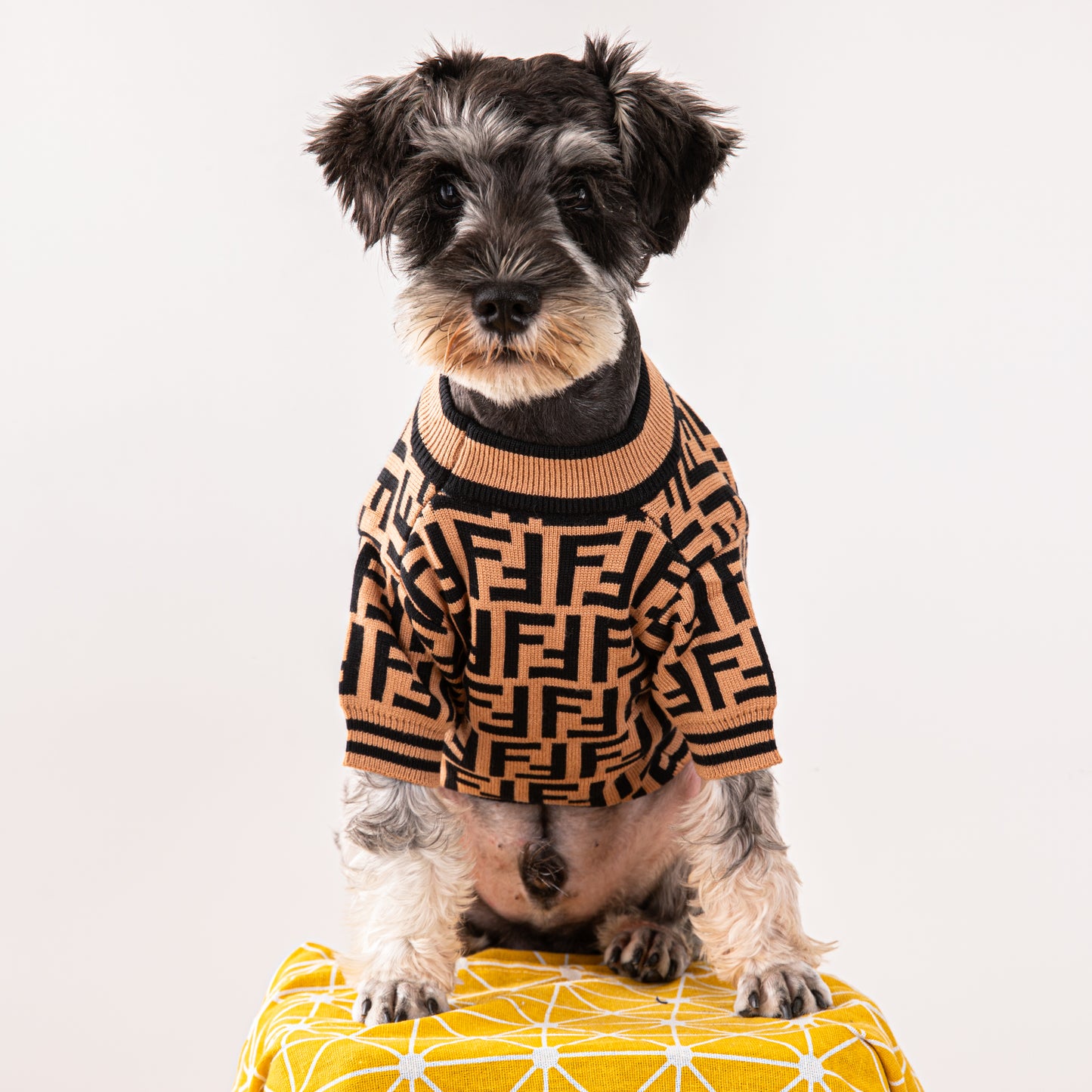 F-F luxury design pet dog sweater