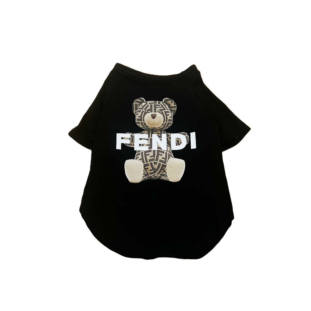F Bear Double Logo Designer T-shirt