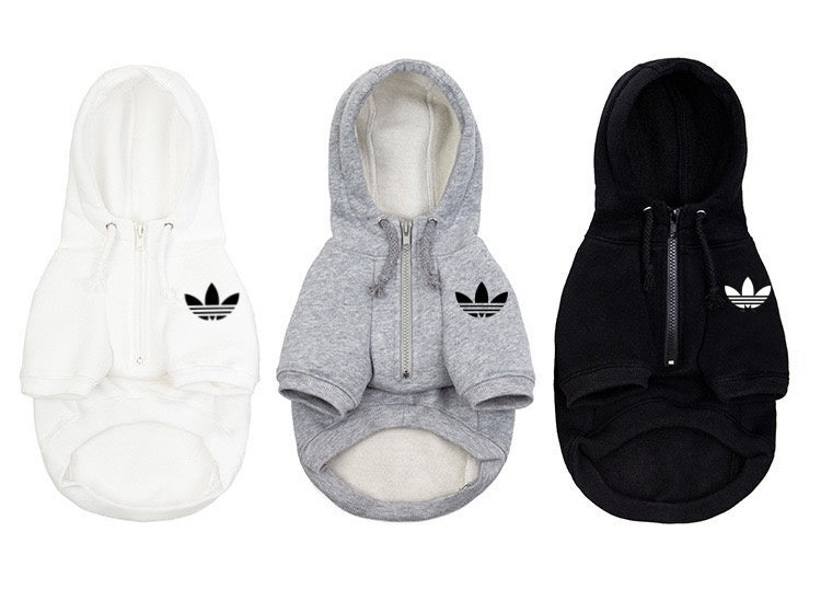 Adidog Trefoil Half-Zip Hoodie