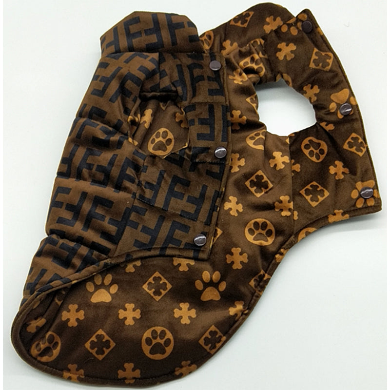 F-D Luxury Design Dog Jacket