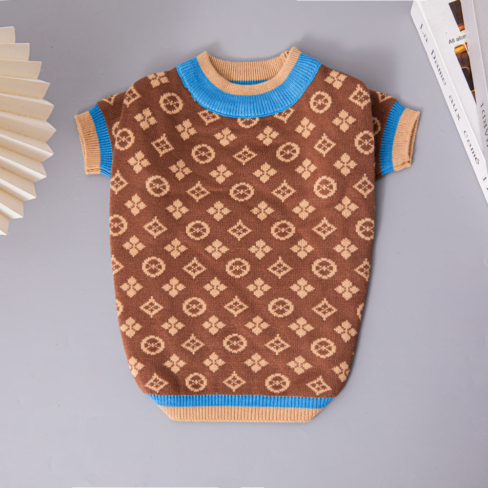 L-V luxury design dog Pet sweater